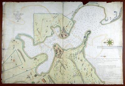 A Survey of English Harbour in the Island of Antigua made by Order of Commissioner Laforey in 1783 by English School